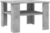 vidaXL Konferenční stolek Concrete Grey 60x60x42 cm Dřevěný Náhled obrázku produktu 1