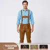 Trachtenlederhose Herren Kniebund Lederhose mit Produktbild-Vorschau 5