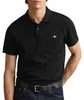Polo Gant in cotone regular fit nero Anteprima dell’immagine prodotto 10
