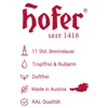 HOFER Candele Stumpen 40 pz - Rosso 4×7 cm - Non Anteprima dell’immagine prodotto 13