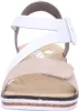 Rieker Damen Keil-Sandaletten Weiß/Beige Voir les images du produit 53