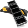 Wiltec 2x fermaruote con catarifrangenti 550 x 150 x 100 Anteprima dell’immagine prodotto 3