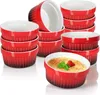 com-four® 12x Ragout Fin Schale - Ofenfeste Förmchen in rot Produktbild-Vorschau 1
