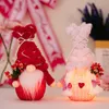 2X Saint-Valentin Lutins en peluche Décoration pour table Voir les images du produit 6