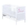 Baby-Delux Babybett Kinderbett Natalie Princess 140×70 Weiß Produktbild-Vorschau 6