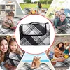 EBRAN TRADE Picknickdecke 200x200 cm Grau-Schwarz, Produktbild-Vorschau 13