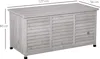 Wetterfeste Gartenbox aus Fichtenholz, grau, 127x56x60 cm, Produktbild-Vorschau 3