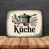 Nostalgische Küche Metallschild in 15x20 cm mit Produktbild-Vorschau 4