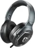 A pair of black gaming headphones with a silver MSI dragon logo on the earcups. Anteprima dell’immagine prodotto