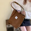 OKWISH Cord Umhängetasche Damen, Groß Schultertasche Canvas Produktbild-Vorschau 3
