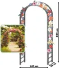 Kovová záhradná pergola pre ruže, kvety, brečtan, popínavé Náhľad obrázku produktu 4