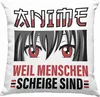 TRENDATION Anime Deko-Kissen mit Füllung 40x40 Geschenk Produktbild-Vorschau 1