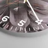 Wanduhr - Rund - Glasuhr - Blumenstrauß Künstlerisch Blume Produktbild-Vorschau 5
