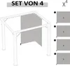 Ersatzvorhang für Pavillon, 4er-Set, für 3x3m Pavillons, Produktbild-Vorschau 4