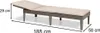 Lehátko KETER Jaipur s boxom na vankúš - 187 x 58 x 29 cm - Náhľad obrázku produktu 9