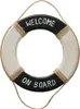Wandbild Rettungsring Maritim schwarz 20 cm Holz Wanddeko Produktbild-Vorschau 1