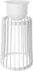 KADAX dwustronny stojak na kwiaty 40 cm biały + wkładka Podgląd zdjęcia produktu 5