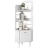 Yaheetech Eckregal mit Schrank 166,5 cm H, Bücherregal mit Produktbild-Vorschau 1