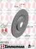 2x ZIMMERMANN 610.3728.52 Bremsscheibe Hinterachse Produktbild-Vorschau 1