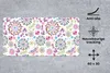 MuchoWow® Mauspad Mousepad Regenbogen - Blumen - Produktbild-Vorschau 3