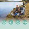 Relaxdays Camping Bank, faltbar, Tragetasche, Produktbild-Vorschau 6