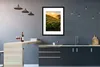 MuchoWow® Gerahmtes Poster Blumen - Sonne - Berge 60x80 cm Produktbild-Vorschau 5