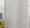 WOLTU 2er-Set Gardinen transparent mit Schlaufen Leinen Produktbild-Vorschau 5