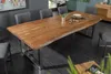riess-ambiente Esstisch MAMMUT 180cm natur schwarz Akazie Produktbild-Vorschau 3