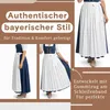 Lange Dirndlschürze Trachtenschürze schürze lang Dirndl Produktbild-Vorschau 4