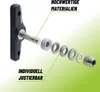 2 Paar Shimano Bremsschuh S65T + V-Brake Einstellhilfe - Produktbild-Vorschau 3