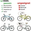 RBRL Großer Fahrradspiegel, Schlagfest, E-Bike, Universal, Produktbild-Vorschau 2