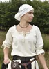 Mittelalter Bluse Birga mit 3/4 Arm, natur - Baumwolle Produktbild-Vorschau 1