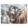 MuchoWow® Mauspad Mousepad Schottischer Highlander - Rauch Produktbild-Vorschau 1