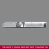 A silver Victorinox peeler is shown against a plain gray background. Produktbild-Vorschau