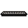 vidaXL Massivholzbett Schwarz 75x190 cm -  Betten & Produktbild-Vorschau 7