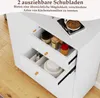 Szafka bufetowa COSTWAY, kredens z 2 szufladami, 2 drzwiami Podgląd zdjęcia produktu 5