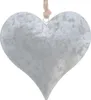 Metall Hänger. HERZ aus Zinkblech. Zink Herzhänger. 10 cm. Produktbild-Vorschau 1