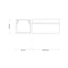 Káblový žľab samolepiaci 16x16 (2m) biely EDO777752 Náhľad obrázku produktu 2