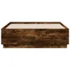 Bettgestell mit LED Räuchereiche 135x190cm Holzwerkstoff Produktbild-Vorschau 6