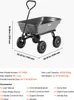 VEVOR Gartenwagen mit Kippfunktion, 181 kg Belastbarer Produktbild-Vorschau 8