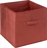 Pudełko do regału 31x31cm Velvet czerwone Podgląd zdjęcia produktu 1