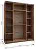 MEBLE KRYSPOL LUX 4 Schrank - 245,5x190x64cm - Artisan, Produktbild-Vorschau 6