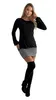 5-78 Mississhop Damen Minikleid Kleid Langarmkleid Tunika Produktbild-Vorschau 2