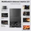 A collage showcasing the features of a multifunctional docking station for a robot vacuum cleaner. Anteprima dell’immagine prodotto
