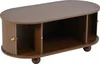 okwish Couchtisch Nussbaum 100 * 50 * 40 cm,Wohnzimmertisch Produktbild-Vorschau 8
