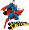 Spreadshirt DC Comics Superman Pose + Schriftzug Sticker Produktbild-Vorschau 2