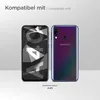 Two smartphones are displayed side-by-side, with text indicating compatibility. Produktbild-Vorschau