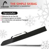 HEAD Skisack "Simple" voor 1 paar ski's, zwart, zwart Productafbeelding-voorbeeld 5