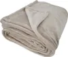 Kuscheldecke Fleecedecke in 150x200cm - Beige - Wohndecke Produktbild-Vorschau 1