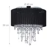Relaxdays – lampa sufitowa z kryształów, klosz z organzy, Podgląd zdjęcia produktu 4